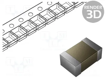 Produktbild von Kondensator: Keramik; MLCC; 22uF; 25V; X5R; ±20%; SMD; 0805 CL21A226MAQNNNE Kondensatoren MLCC SMD 0805