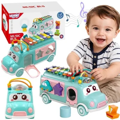 Produktbild von Woopie Baby Musik-Autosortierer mit Becken, grün