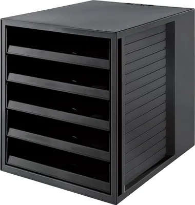 Productafbeelding van Famanu documentenopslagbox – Duurzaam en ruimtebesparend met 5 open lades