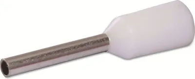 Produktbild von QUADRIOS Aderendhülse 22C425, 0,5 mm², Weiß, Teilisoliert, 100 Stück