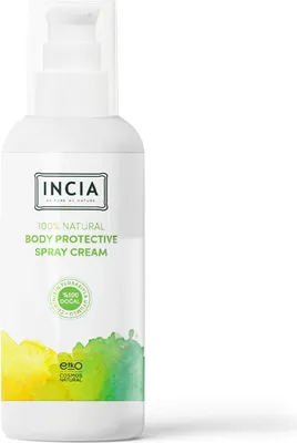 Produktbild von INCIA - 100 ml Zitronen-Eukalyptus – 100 % natürliches, veganes schützendes Körperlotionsspray für Neugeborene, Babys und Kinder