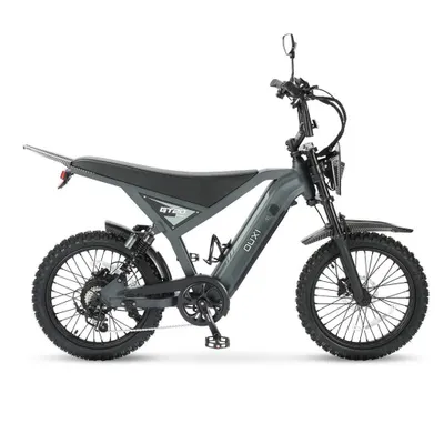 Produktbild von OUXI GT20 Pro Elektrisches Skinnybike - Blinker - NFC-Chip - 250W Motor - 7 Gänge - 65 km Reichweite - Hydraulische Scheibenbremsen - Dunkelgrau