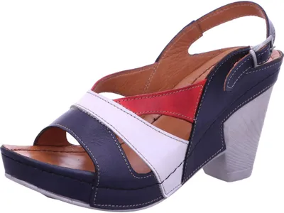Produktbild von Gemini Damen Sandalette aus Leder mit Slingback Riemen und Plateau 031814-02, Gr