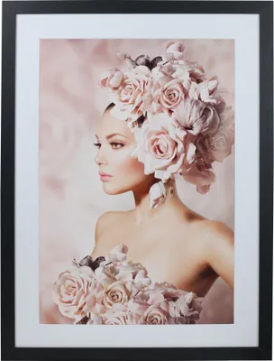 Produktbild von Bilderrahmen Holz Rahmen Plexi Acryl Collage Wanddeko Poster quadratisch S215 - Farbe: Schwarz | Format: 50x70