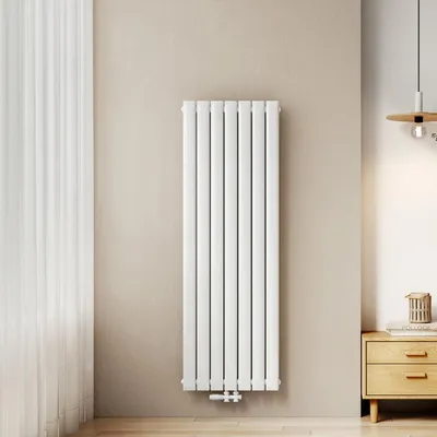 Produktbild von EMKE Heizkörper Flach 160 x 53,8 cm Doppellagig 1691 W Weiß Design Paneelheizkörper