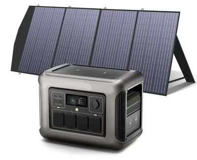 Zdjęcie produktu dla Przenośna stacja zasilania – mobilny akumulator – generator zasilania awaryjnego – stacja energii słonecznej – pojemność 1152 Wh