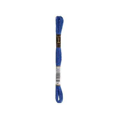 Immagine prodotto di Filo da ricamo Anchor 4635000-00147 blu cobalto, 100 % cotone