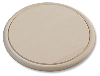 Produktbild von KESPER Ø 25 cm Fleischteller 61443-71 aus Birke natur / Holzteller / Pizzateller / Schneidebrett