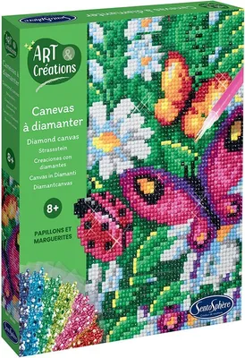 Produktbild von Sentosphere - Strasssteinbild Blumen & Schmetterlinge