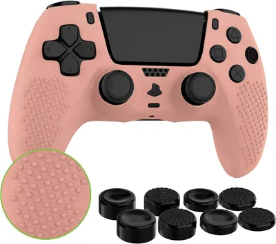 Productafbeelding van Joysticks - Geschikt voor DualSense en PlayStation 5 - Siliconen hoes - Controller - INCL. 8 dopjes voor Joysticks