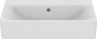 Produktbild von Ideal Standard IDS Waschtisch CONNECT CUBE o HL mit Überlauf 650mm weiß