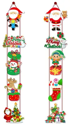 Produktbild von Weihnachtsfeier Weihnachtsmann Weihnachtsbaumdekoration Türhänger Szene Layout Anhänger Hängende Ornamente