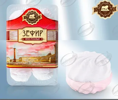 Produktbild von Peterburgskij Konditer Sefir 420g Vanille & Erdbeer – Russisches Schaumdessert