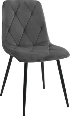 Zdjęcie produktu dla Krzesło Storczyk ciemno szare welur do salonu do jadalni 44x55x88 WWCh32DGy Begryf