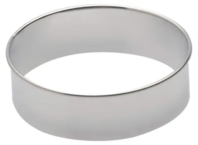 Gebäckausstecher aus Blech, rund, 10 cm, 6 Stück
