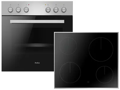Produktbild von Amica EHC207001EC1 Set Einbauherd EH927600E + Glaskeramikkochfeld 9EC744000E