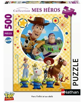 Obrázok produktu pre Nathan – Puzzle pre dospelých, 500 dielov – Do nekonečna a ďalej / Toy Story – od 12 rokov – Puzzle najvyššej kvality – 12001973