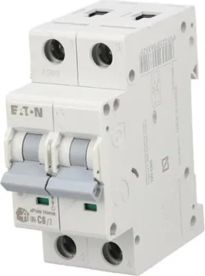 Obrázok produktu pre Miniatúrny istič 2P C 6A 6kA AC xPole Home HN-C6/2 194868