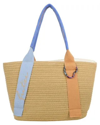 Imagen del producto de Fritzi aus Preußen bolso de hombro bolso shopper Happy Summer Shopper Blue Wood beige