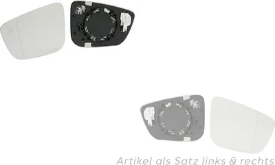 Produktbild von Spiegelglas passend für BMW 5er G30/G31 09/16- Set links & rechts 51168739631 51167468661 51167468662 51168739632 Johns