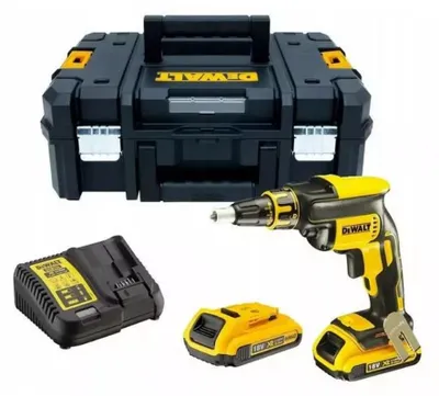 DEWALT Akkuschrauber für Gipskartonplatten 18V DCF620D2 30Nm 2x2,0Ah Brushless