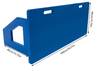 Immagine prodotto di Tavola di rimbalzo per il calcio, con angoli regolabili, accessorio portatile per l'allenamento, colore blu