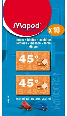 Produktbild von Ersatzklinge für MatCutter und Advanced 45 Grad Klingen VE=10 Stück