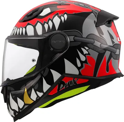Obrázek produktu pro Dětská motocyklová helma LS2 FF812 KID PUNK szary červený S