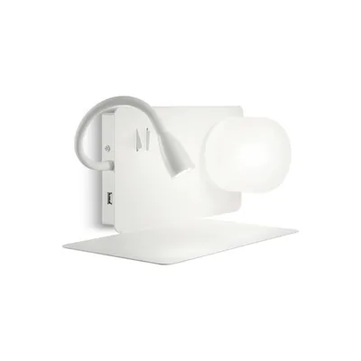 Image de Ideal Lux Applique murale Book-1 Ap2 Blanc