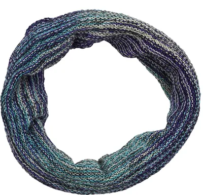 Produktbild von Schlauchschal - Loopschal - 16 cm blau-lila-weiß gestreift