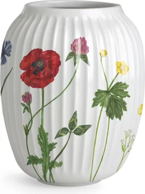 Produktbild von Kähler Design - Hammershøi Summer Vase H: 21 cm, Wildblumen