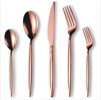Produktbild von Famanu Besteckset 30-teilig - Roségold, Edelstahl