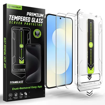 Zdjęcie produktu dla Techsuit CrystalHD Szkło (2 szt.) Samsung Galaxy S25 FE - przezroczyste