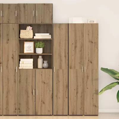 Produktbild von vidaXL Highboard Artisan-Eiche 30 x 42,5 x 185 cm