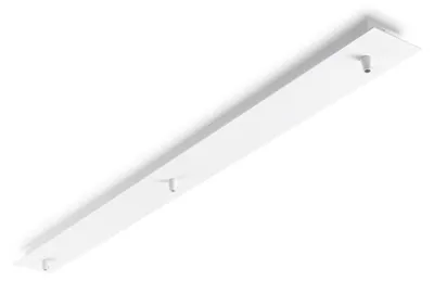 Image de Cup Rail de plafond pour 3 suspensions Blanc