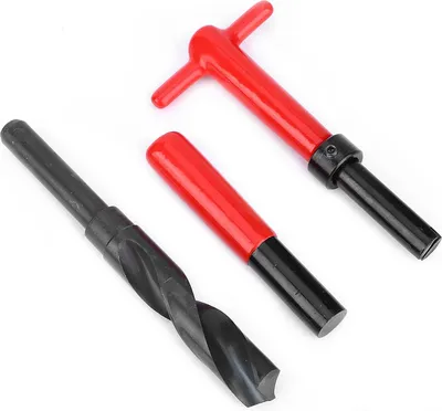 Obrázek produktu pro 10 ks sada na opravu závitů z nerezové oceli, kroucený vrtací klíč, závitová vložka pro auto M18x1,5
