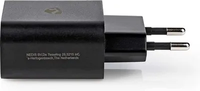 Produktbild von NEDIS Netzladegerät TypC/USB-C PD3.0 20W ohne Kabel sw WCPD20W102BK