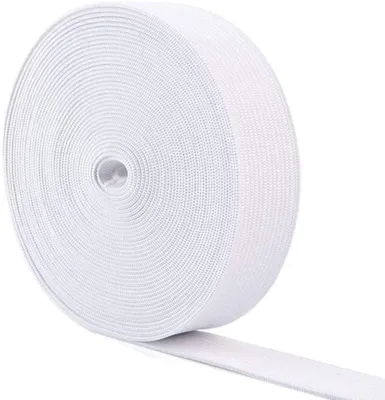 Elastikband 20 mm x 20 m, weiß, für Nähen & DIY