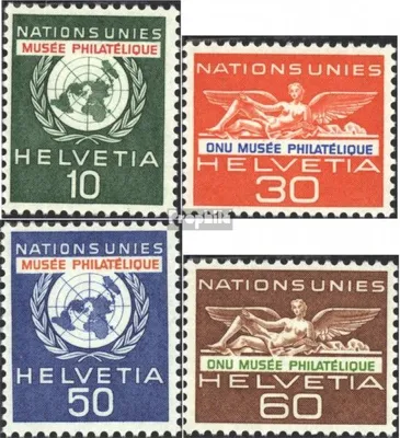Produktbild von Briefmarken Schweiz 1962 Mi ONU34-ONU37 (kompl.Ausg.) postfrisch Sondermarken