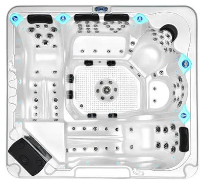 Produktbild von Whirlpool Outdoor-Spa Hydromassagewanne Relaxpool Außenwhirlpool 250x230cm