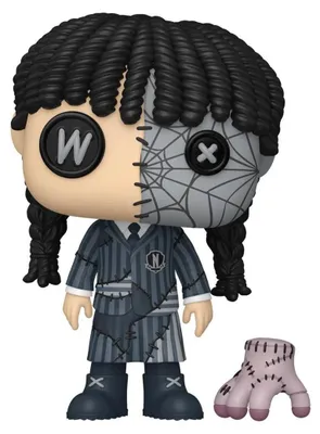 Imagen del producto de Figura POP de Wednesday: Wednesday Addams con Thing. #1942