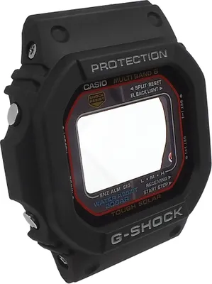 Produktbild von Casio G-Shock Gehäuse CASE/CENTER ASSY schwarz Solarzelle GW-M5610-1