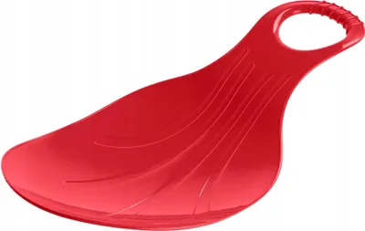 Obrázek produktu pro Dětské sáňky – plastové sáňky – robustní – lehké – do sněhu – červené