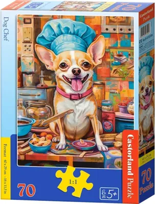 Produktbild von CASTORLAND Puzzle Psí kuchtík 70 dílků