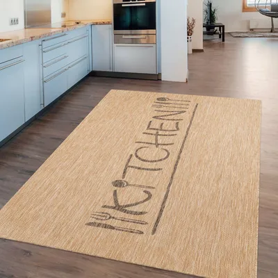 Produktbild von TT Home In-& Outdoorteppich Wetterfest Terrasse Küche Modernes Design Schrift City Größe 80x250 cm