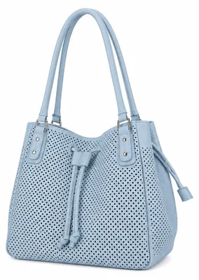 Produktbild von Schultertasche Sorrento aus softem Material, XL-Format von collezione alessandro