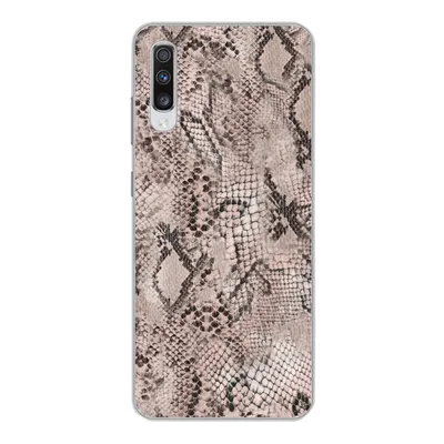 Produktbild von MuchoWow® Handyhülle Schutzhülle Hülle für Samsung Galaxy A70 Tiermuster - Grau - Schwarz Silikon Softcase Handy Hülle - Schutzhaube