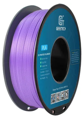 Produktbild von PLA Filament - 1,75 mm - 1 kg Spule - Maßtoleranz ±0,03 mm - Für FDM/FFF 3D-Drucker - Violett