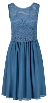 Produktbild von Vera Mont Damen Abendkleid mit Spitze 40, Hushed Blue