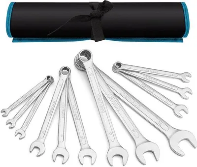 Produktbild von Kombi-Schlüssel-Set 12-teilig Edelstahl